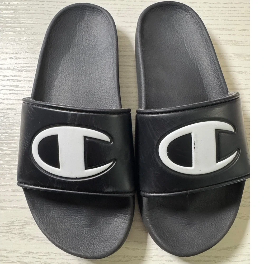 Kids Champion Slide Sandals / Size 2 /‎ SKU 0167
